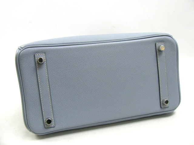 エルメス バーキン30/ブルーリン/金具 シルバー)/ヴォーエプソン